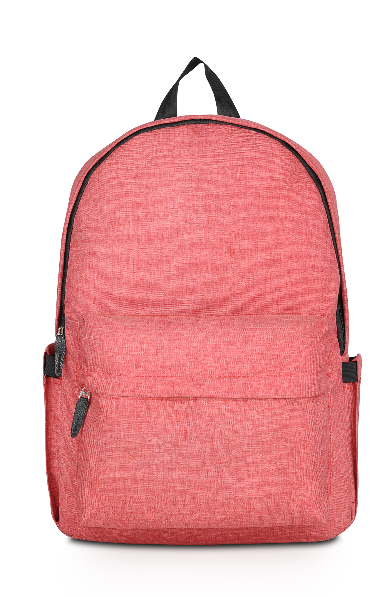 Klasik Sırt Çantası Keten Kırmızı  AC04