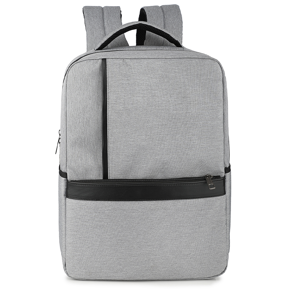 Keten Kumaş Lüks Sırt Çantası - Gri AC66